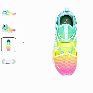 PUMA WOMENS SOFTRIDE SNEAKER / MULTI TRAINERS (SLIP ON)(RAINBOW)